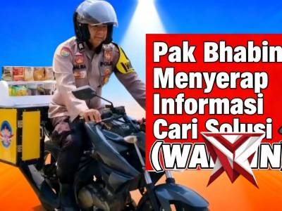Pak Bhabin Brigadir Ahmad Sali Rawana Viral Polisi (WARBIN) Serap Informasi Cari Solusi