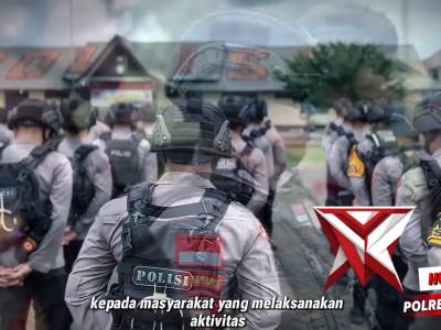 Kapolres Sambas Pimpin Gelar Apel Kesiapan Pengamanan Malam Tahun Baru 2026, Tekankan Pendekatan Hum - PoliceTube