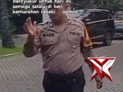 Anggota Polsek Waru Patroli dan beri himbauan kepada security perum Taman Wisata Tropodo - PoliceTube