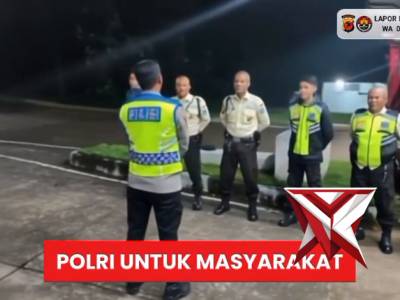Polsek Nagreg melaksanakan patroli Kegiatan Rutin Yang Ditingkatkan (KRYD) - PoliceTube