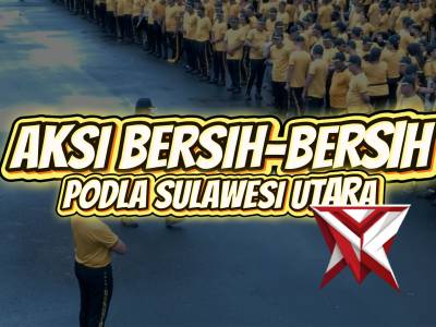 aksi kerja bakti atau korve polda sulut - PoliceTube