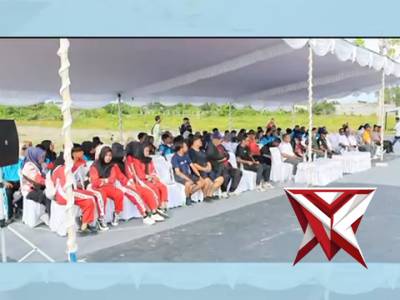 Peringati Hari Pers Nasional, Kabidhumas Polda Malut Hadiri Olahraga Bersama dan Orasi Publik