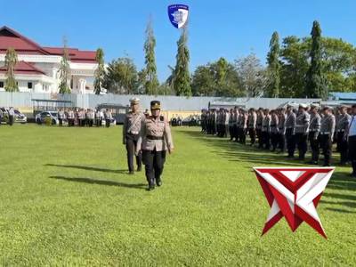 APEL GELAR PASUKAN OPS KESELAMATAN CARTENZ 2026 POLRES MERAUKE - PoliceTube