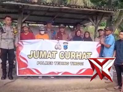 Personil Polsek Tebing Tinggi Melaksanakan Jumat Curhat - PoliceTube
