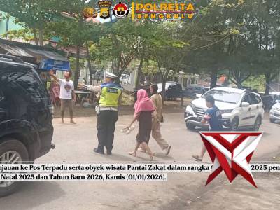 Kapolda Bengkulu Cek Gereja dan Pos Pam Pantai Zakat Jelang Libur Tahun Baru - PoliceTube