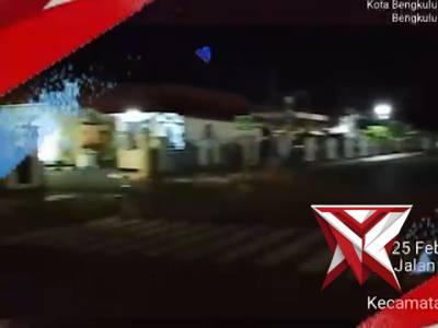 Satlantas Polresta Bengkulu Laksanakan Patroli Blue Light dan Pengaturan Lalin di Masjid At Taqwa