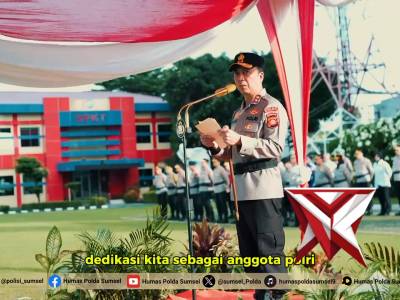 Kapolda Sumsel Irjen Pol. Dr. Sandi Nugroho, S.I.K., S.H., M.Hum Pimpin Upacara Hari Kesadaran Nasio - PoliceTube