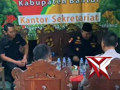Sat Binmas Polres Bantul Sambang Senkom