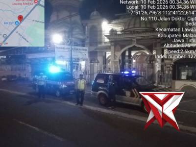 Pelaksanaan Kegiatan Blue Light Patrol malam dan Patroli 3 C Antisipasi balap Liar Di Daerah Lawang - PoliceTube