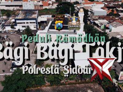 POLRESTA SIDOARJO BAGI BAGI TAKJIL - PoliceTube