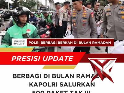 Jelang berbuka puasa, Kapolri Jenderal Polisi Drs. Listyo Sigit Prabowo, M.Si., beserta Pejabat Utam - PoliceTube