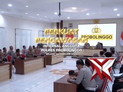 Perkuat Pengawasan Internal Anggota Polres Probolinggo - PoliceTube