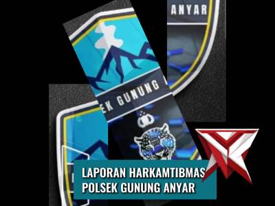 Polsek gunung anyar melakukan serah terima piket lama kepada piket baru