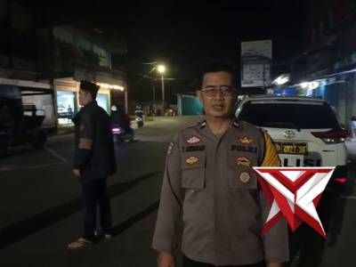 Kapolsek Pagaralam Selatan bersama piket Fungsi antisipasi Balap liar. - PoliceTube
