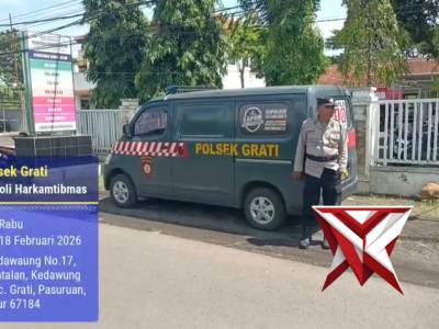 ANGGOTA POLSEK GRATI MELAKSANAKAN PATROLI ANTISIPASI 3C DI JL. RAYA KEDAWUNG WETAN - PoliceTube