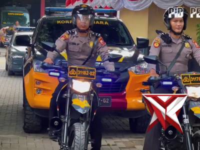 Personel Detasemen Perintis Melaksanakan Latihan Peningkatan Kemampuan Berkendara.