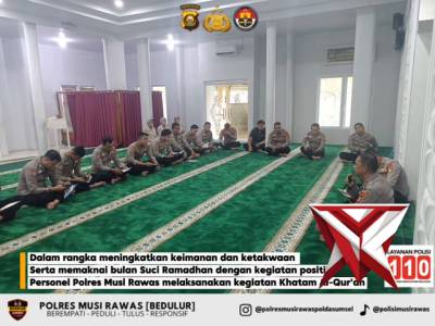 Polres Musi Rawas Polda Sumsel