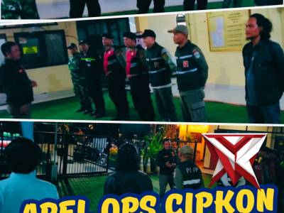 APEL OPS CIPKON TIGA PILAR dipimpin oleh Pawas Ipda Suryadi ( Panit Opsnal Intelkam ) Polsek Ciland - PoliceTube