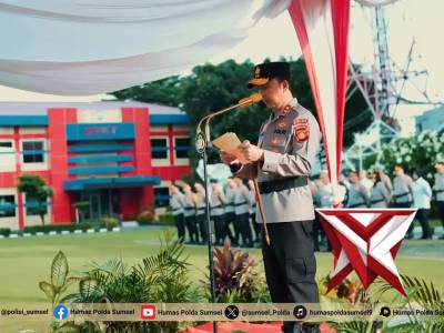 Kapolda Sumsel Pimpin Upacara Hari Kesadaran Nasional