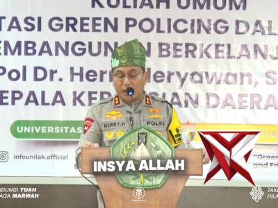 Kuliah Umum dengan Materi Green Policing di Universitas Lancang Kuning - PoliceTube