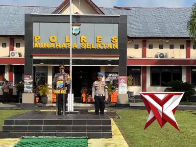 Wakapolres Minsel pimpin Apel Gelar Pasukan Operasi Keselamatan Samrat Tahun 2026 - PoliceTube