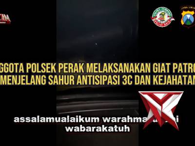 HARKAMTIBMAS POLSEK PERAK - PoliceTube