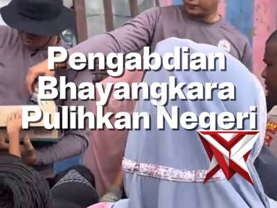 Mahasiswa STIK Lemdiklat Polri Angkatan 83 melaksanakan Pengabdian Masyarakat - PoliceTube