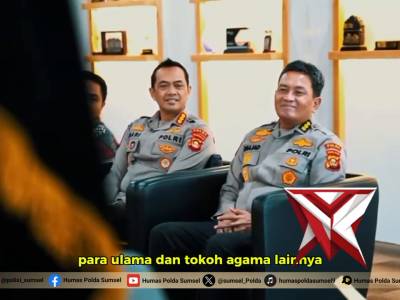 Kapolda Sumsel Perkuat Kolaborasi Bersama FKUB, MUI dan LDII untuk Jaga Kamtibmas - PoliceTube