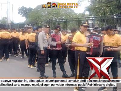 Aktif Bermedsos, Polresta Bengkulu Maksimalkan Manajemen Media Lewat Senam Jari - PoliceTube