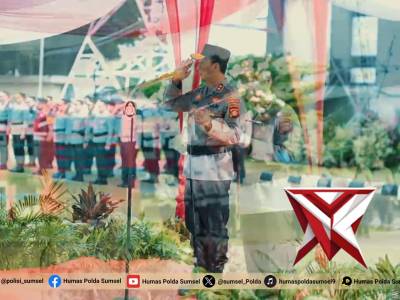 Kapolda Sumsel memimpin upacara hari kesadaran nasional - PoliceTube