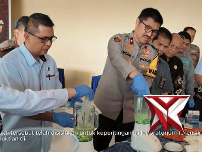 Pemusnahan Barang Bukti Narkotika - PoliceTube