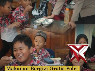 Polda Metro Jaya melaksanakan kegiatan penyaluran makanan bergizi gratis