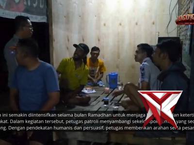 Polsek Kedamean Laksanakan Patroli Dialogis dan Bina Remaja di Bulan Ramadhan - PoliceTube