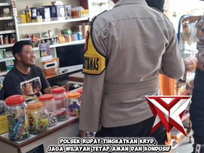 Polsek Rupat Tingkatkan KRYD, Jaga Wilayah Tetap Aman dan Kondusif - PoliceTube