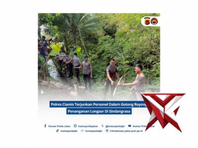 Gotong royong polres ciamis