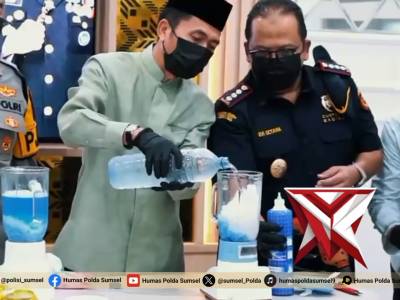 Kapolda Sumsel Pimpin Pemusnahan Barang Bukti Narkotika - PoliceTube