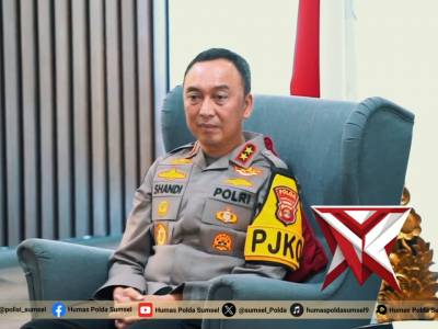 Kapolda Sumsel Irjen Pol. Dr. Sandi Nugroho, S.I.K., S.H., M.Hum