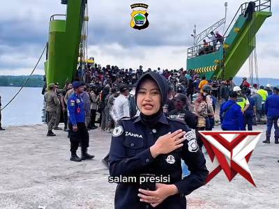 Pengamanan HUT pekabaran injil ke 171 tahun Polda Papua Barat - PoliceTube