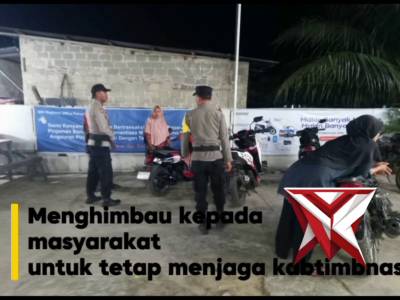 polsek simpang kanan melaksanakan patroli kryd