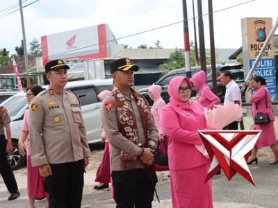 Kegiatan Kunjungan Kerja Kapolres Bangka Barat di Polsek Jebus - PoliceTube