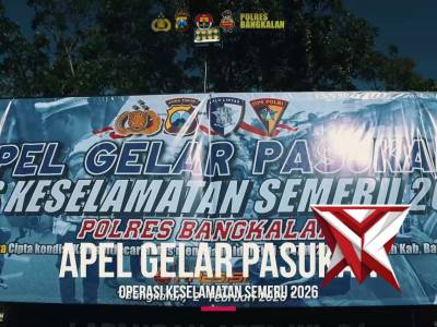 Wakapolres Bangkalan Kompol HJ. Hosna Nurhidayah, S.H., M.H. memimpin Apel Gelar Pasukan Ops Kesela - PoliceTube