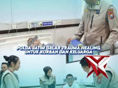 Polda Jatim Gelar Trauma Healing Untuk Korban dan Keluarga Runtuhnya Ponpes Al-Khonziny