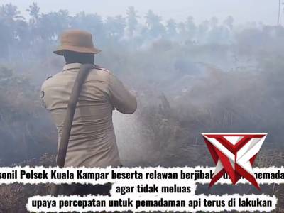 Situasi Karhutla di Kecamatan Kuala Kampar