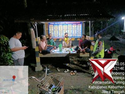 Patroli BLP malam Polsek Puring - PoliceTube