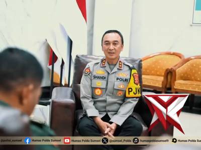 Kapolda Sumsel laksanakan Lawatan Kerja ke Pangdam II/Sriwijaya Perkuat Sinegritas TNI POLRI - PoliceTube