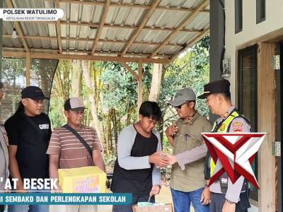 Ramadhan Berbagi, Kapolsek Watulimo Salurkan Bantuan Melalui Program Jum&rsquo;at BESEK. - PoliceTube