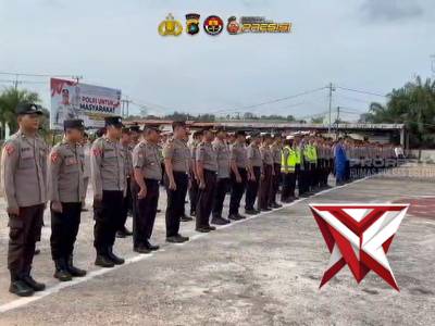 Wakapolres Belitung Timur Kompol Deddy Nuary, S.H., S.I.K. Pimpin Pelaksanaan Apel Arahan dan Jam Pi