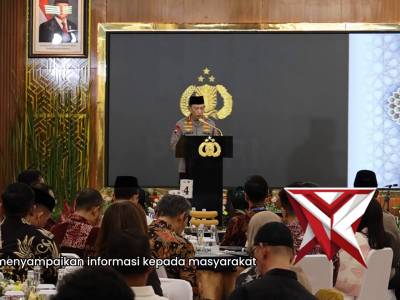 Kapolri Jenderal Polisi Drs. Listyo Sigit Prabowo, M.Si., menggelar buka puasa bersama insan pers - PoliceTube