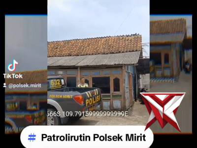 Patroli Rutin Polsek Mirit - PoliceTube