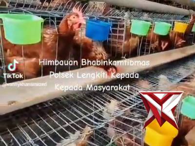 GIAT BHABIN KAMTIBMAS POLRES OKU MELAKSANAKAN SAMBANG KE DESA BINAAN